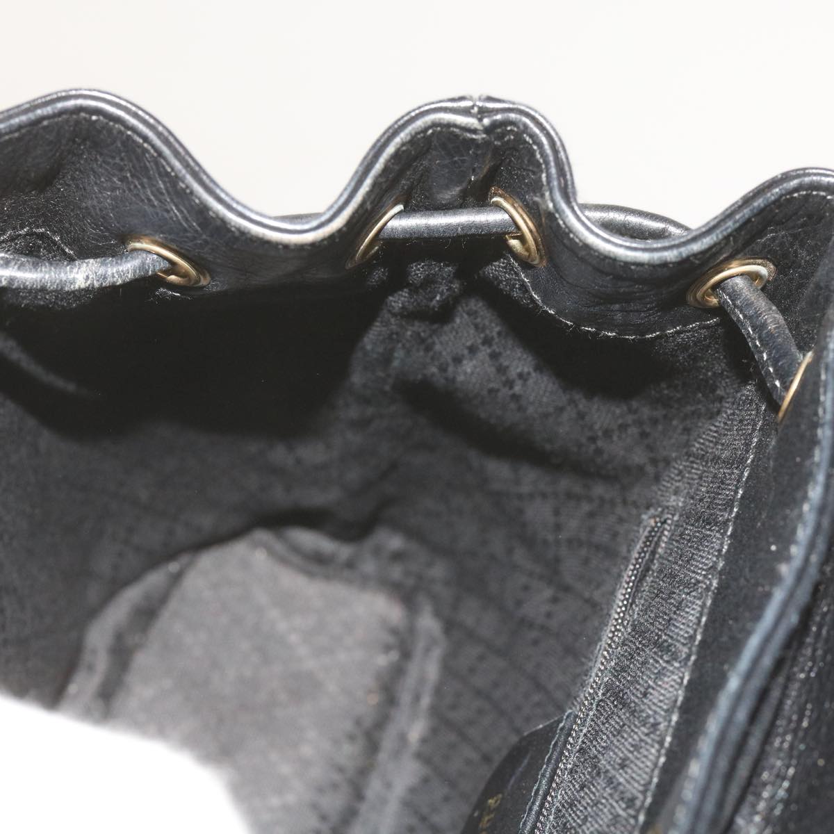 GUCCI Bamboo Backpack Leather Black 003 1956 0030 ep2532