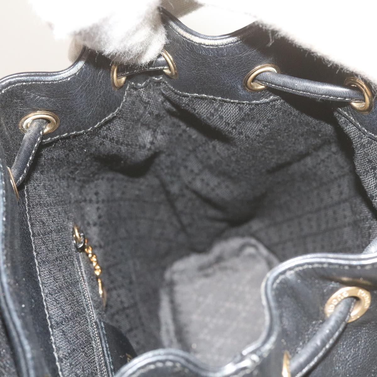 GUCCI Bamboo Backpack Leather Black 003 1956 0030 ep2532