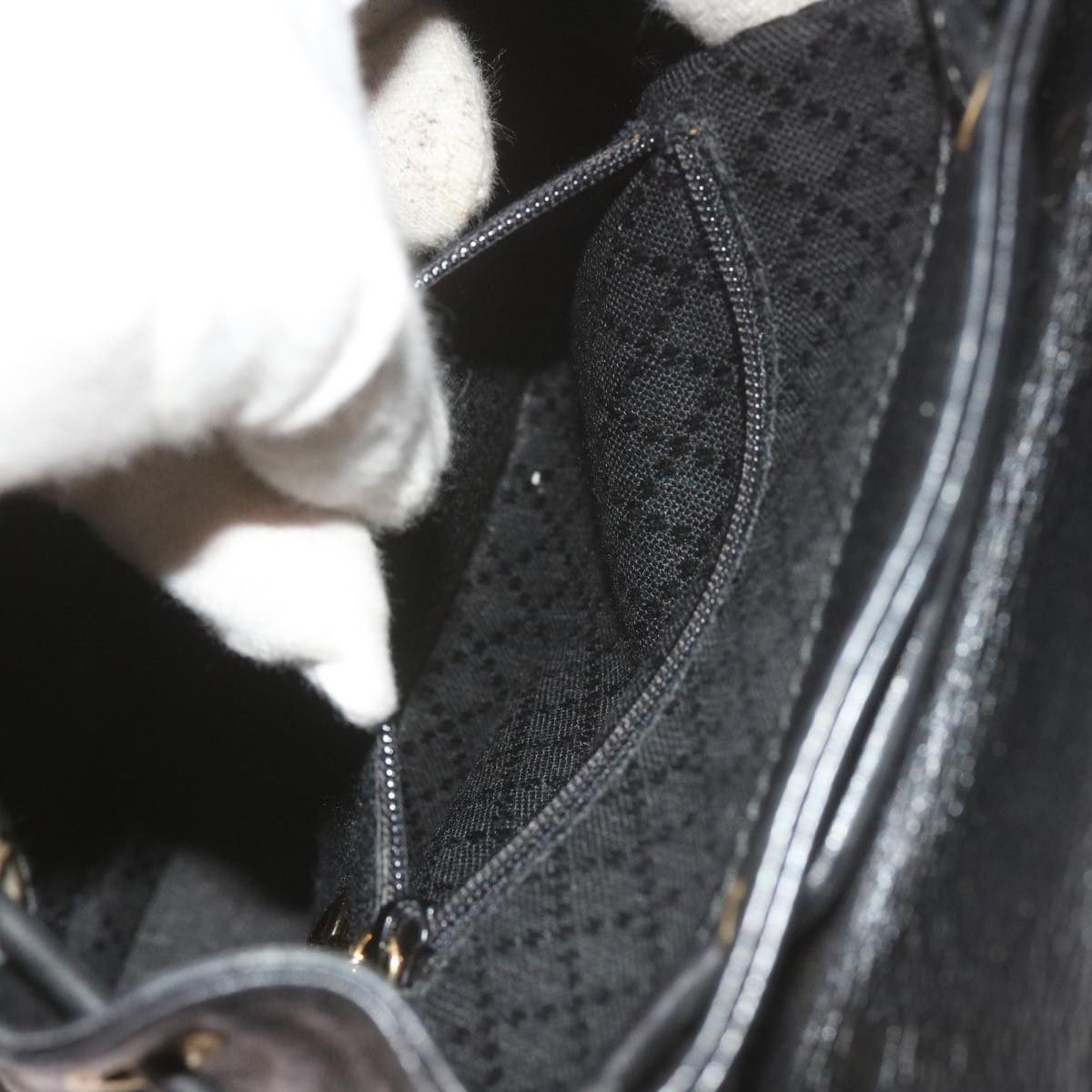GUCCI Bamboo Backpack Leather Black 003 1956 0030 ep2532