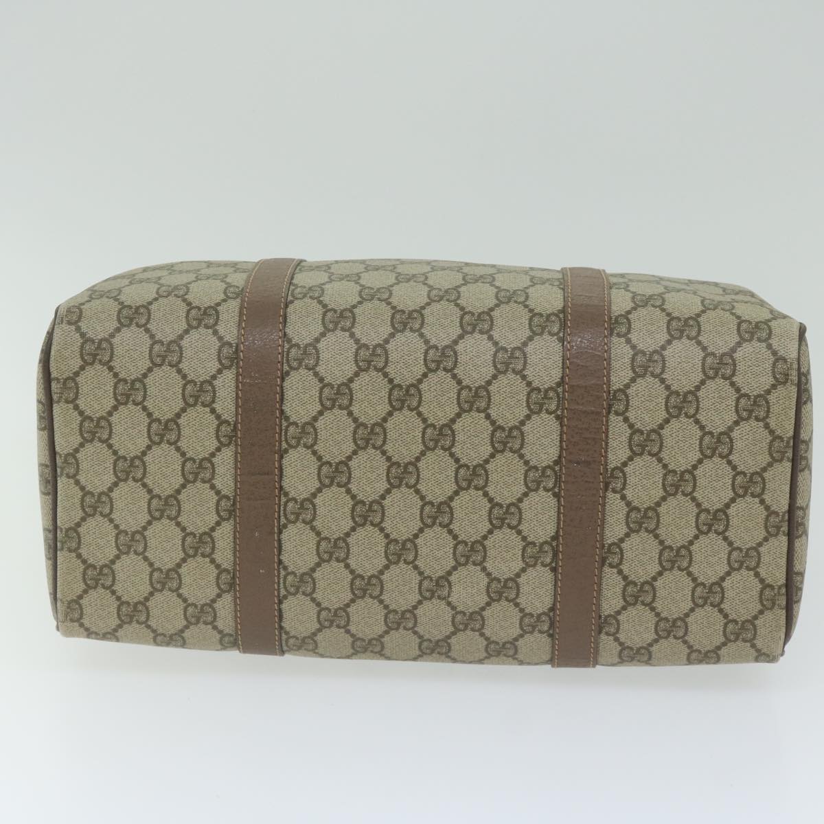 GUCCI GG Supreme Boston Bag PVC Leather Beige 002 123 6842 ep2577