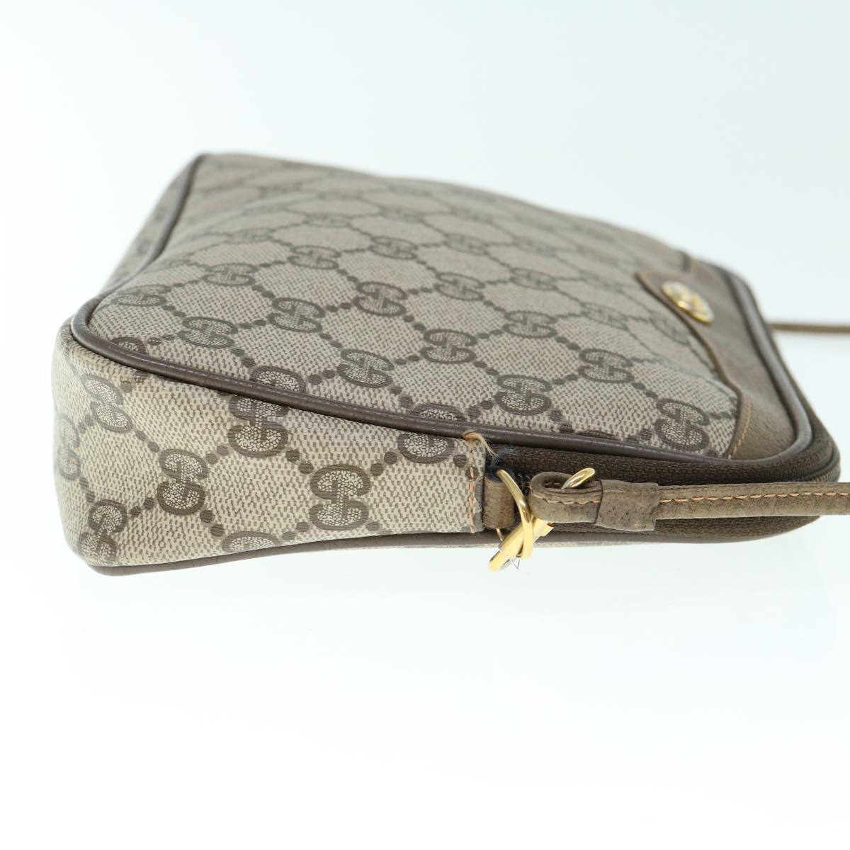 GUCCI GG Supreme Shoulder Bag PVC Leather Beige 97 02 068 ep2628