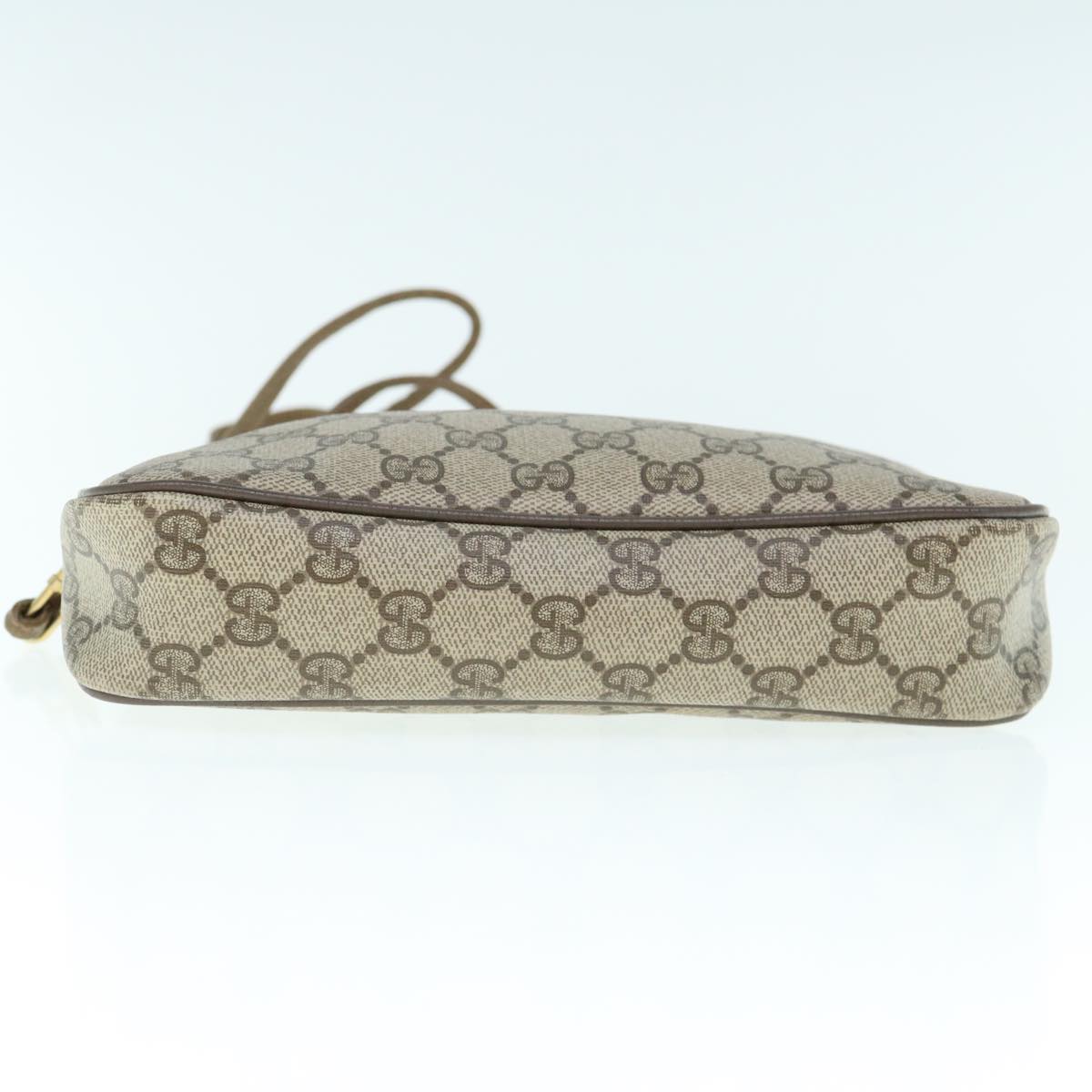 GUCCI GG Supreme Shoulder Bag PVC Leather Beige 97 02 068 ep2628