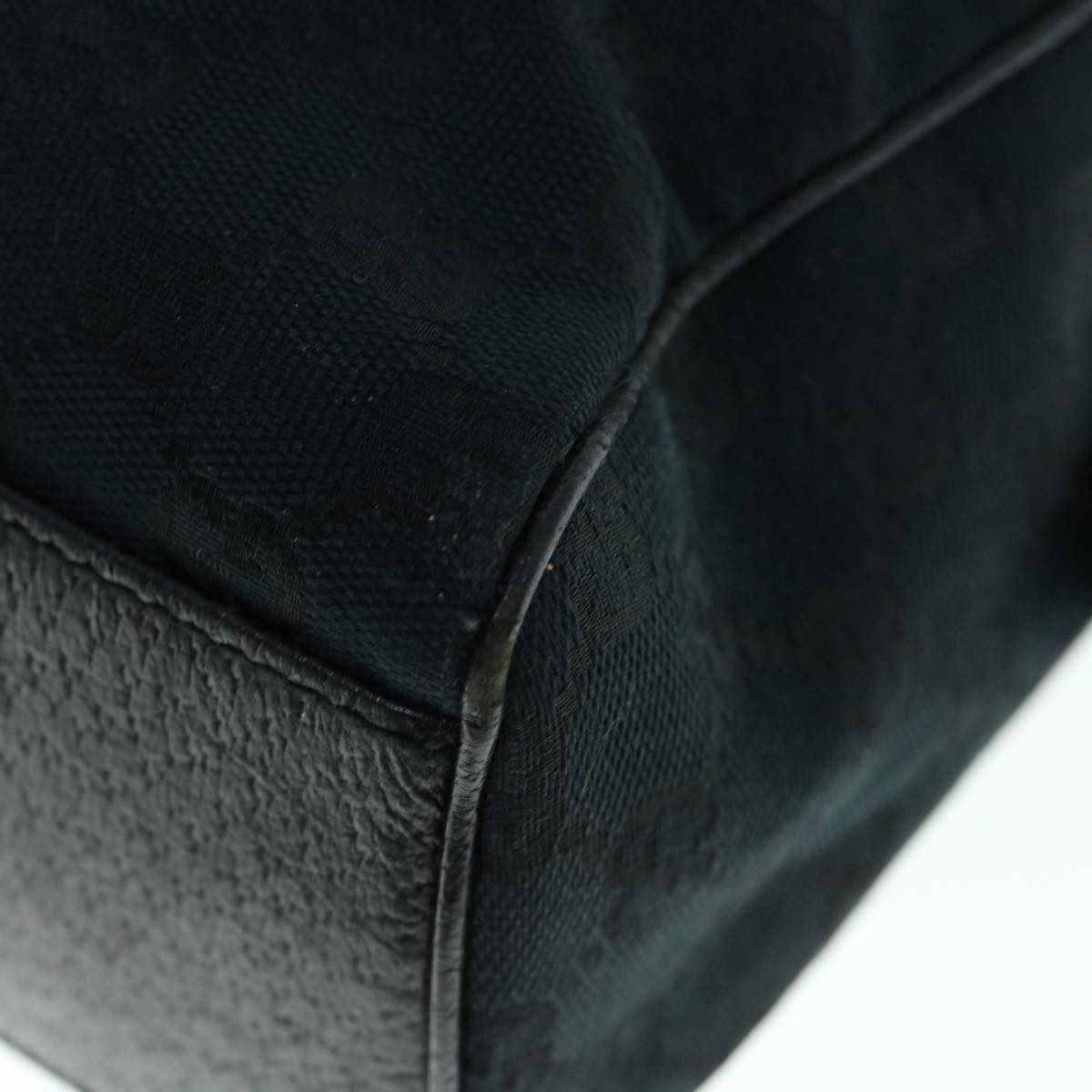 GUCCI GG Canvas Shoulder Bag Black 152457 ep2686