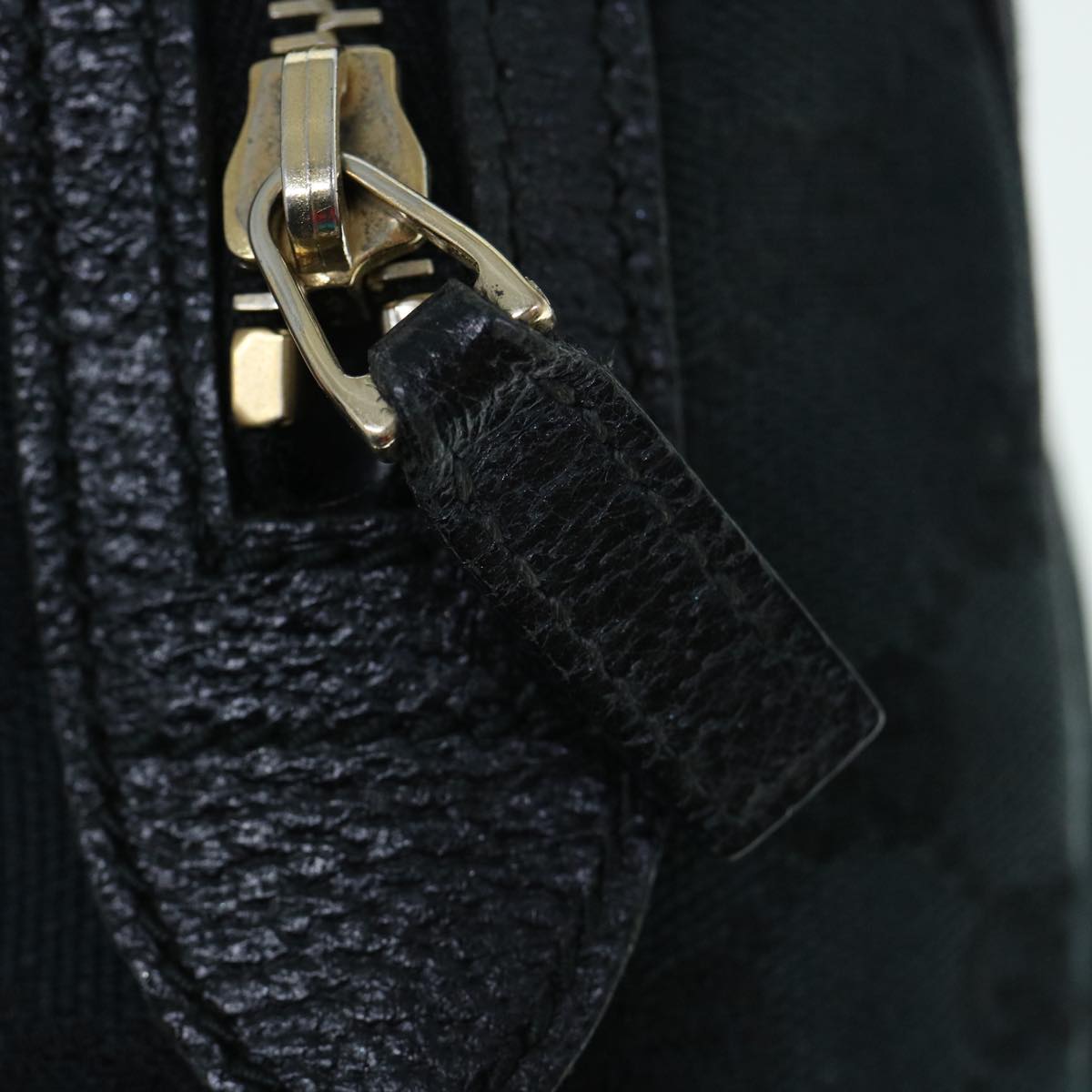 GUCCI GG Canvas Shoulder Bag Black 152457 ep2686