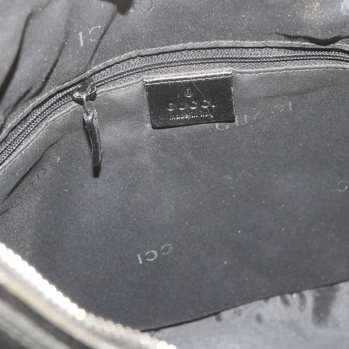 GUCCI Shoulder Bag Nylon Leather Black 001 3766 ep2690