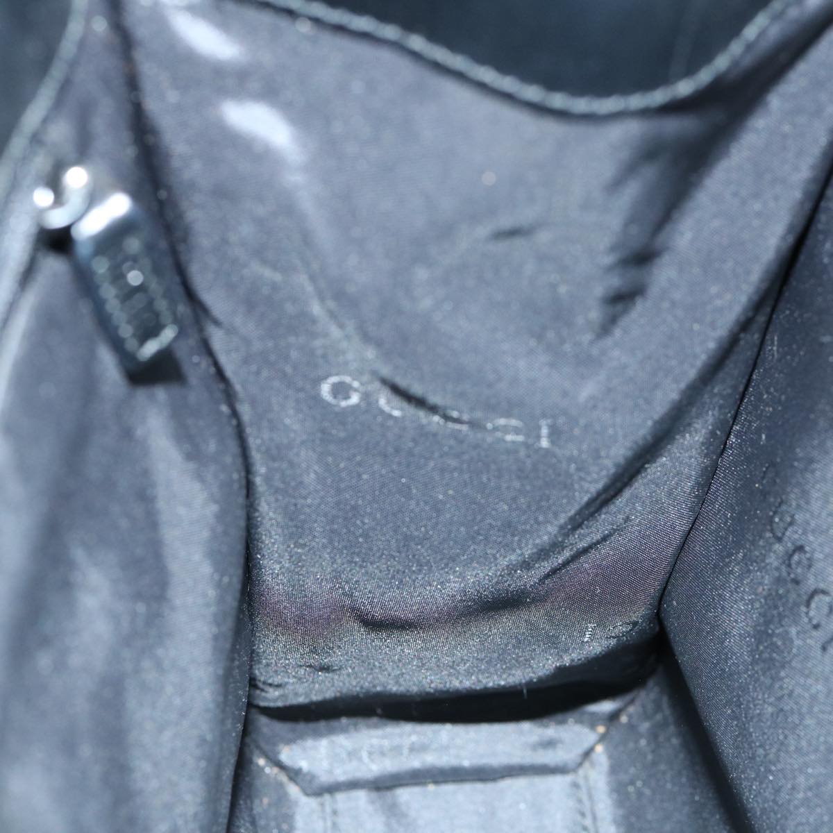 GUCCI Jackie Hand Bag Canvas Black 002 1065 ep2698