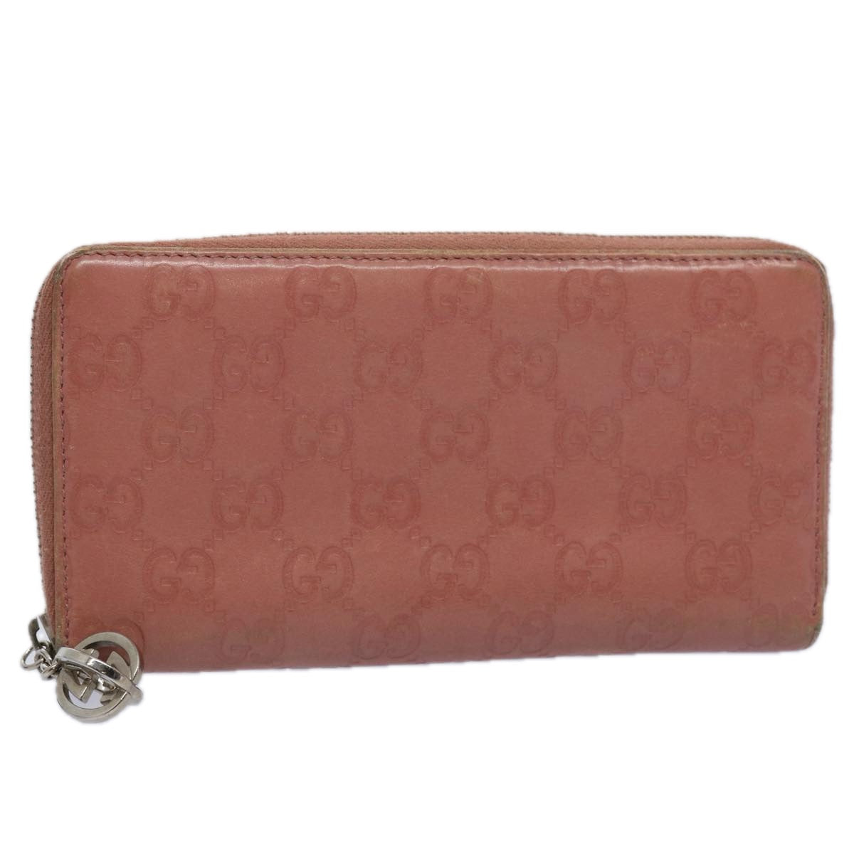 GUCCI GG Canvas Guccissima Long Wallet Pink 233025 ep2769