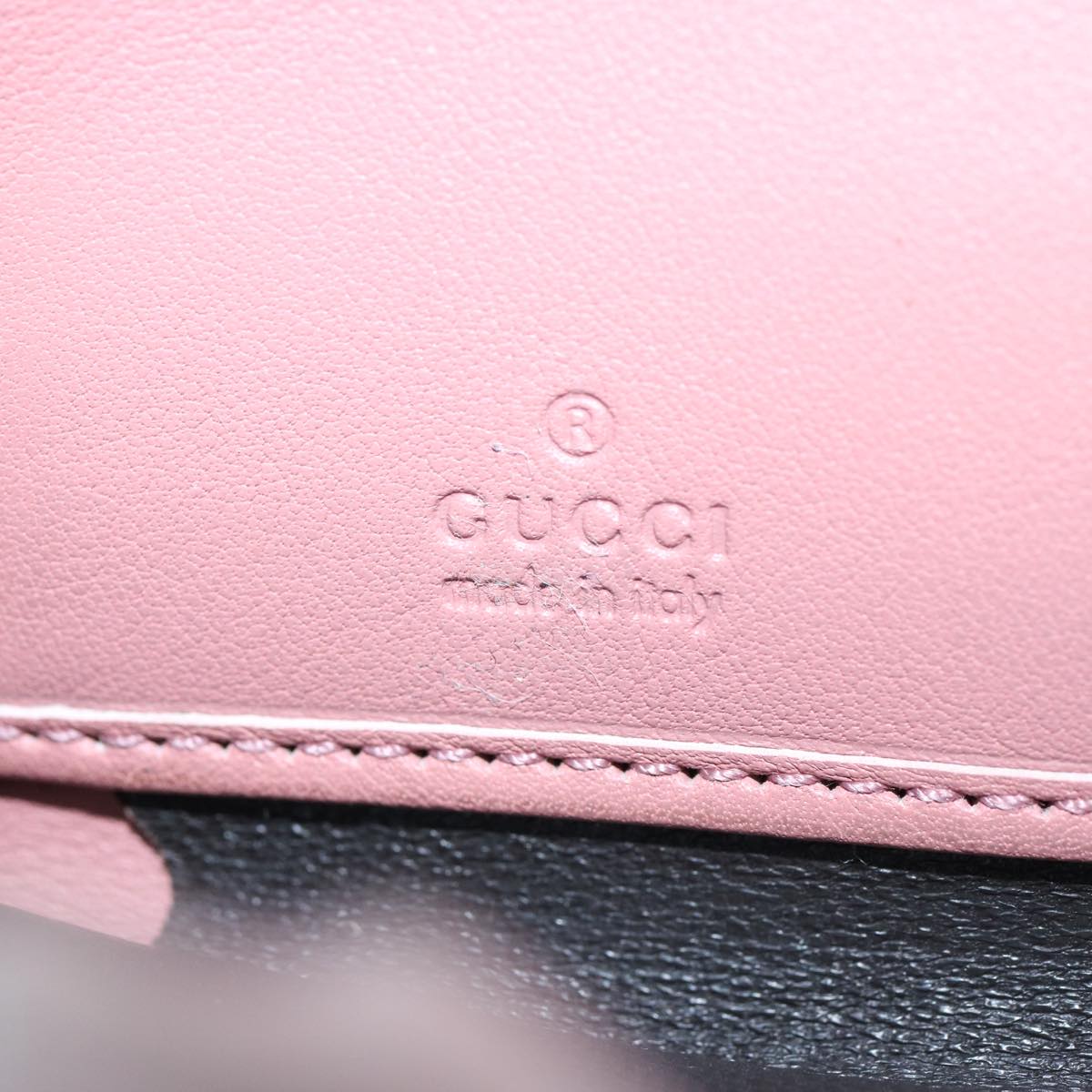 GUCCI GG Canvas Guccissima Long Wallet Pink 233025 ep2769