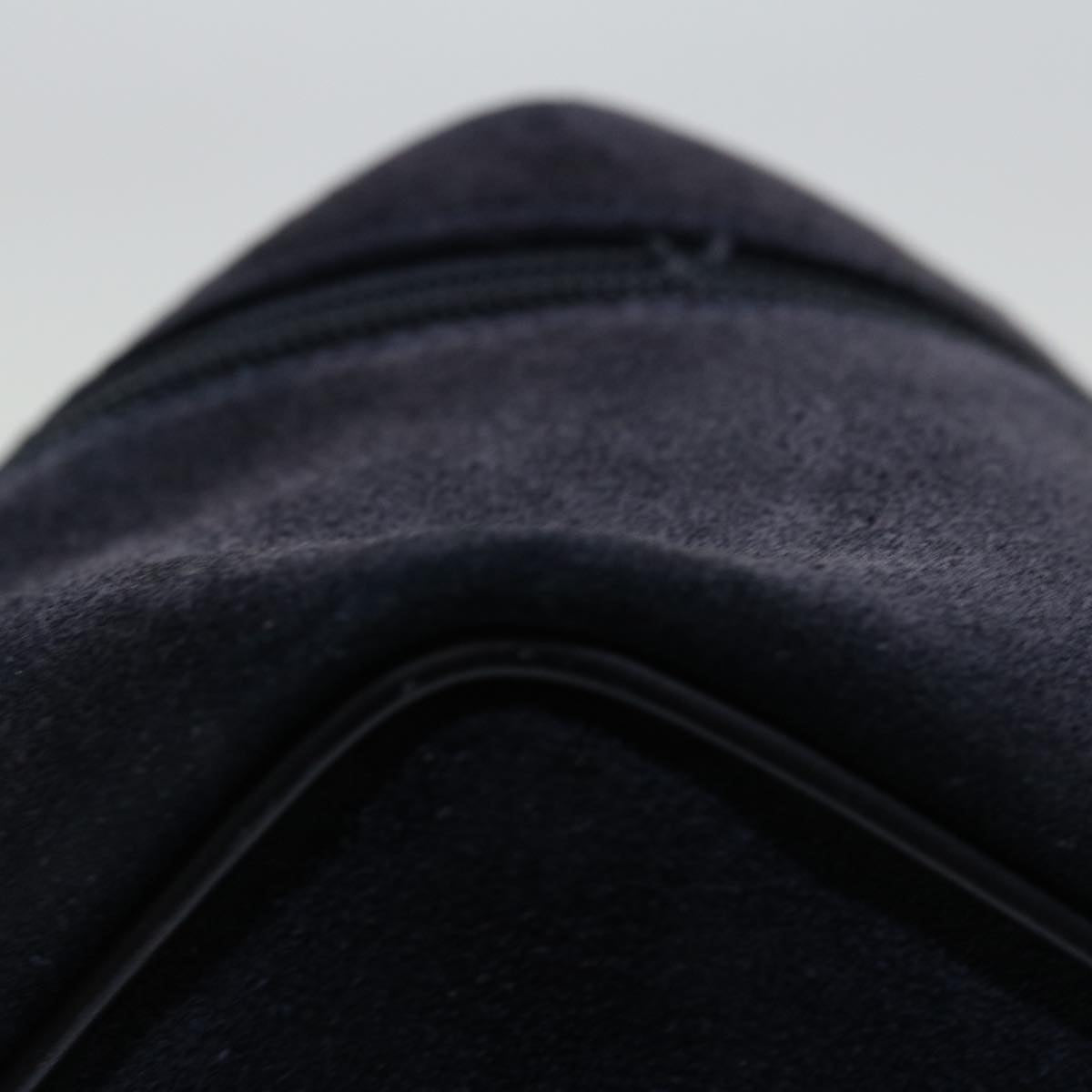 GUCCI Vanity Cosmetic Pouch Suede Navy 032 1705 0140 ep3985