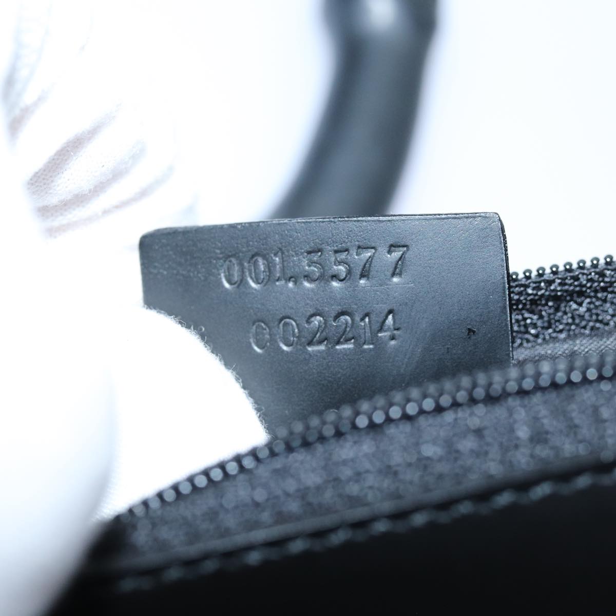 GUCCI Bamboo Hand Bag Nylon Black 001 5577 ep4033
