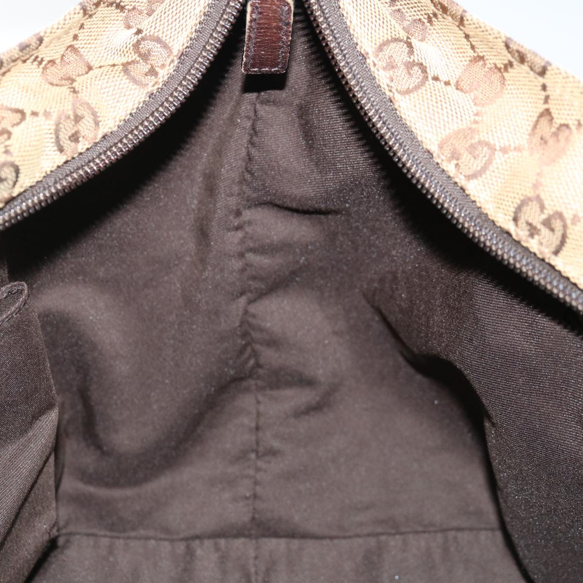 GUCCI GG Canvas Web Sherry Line Hand Bag Beige Red Green 181228 ep4035