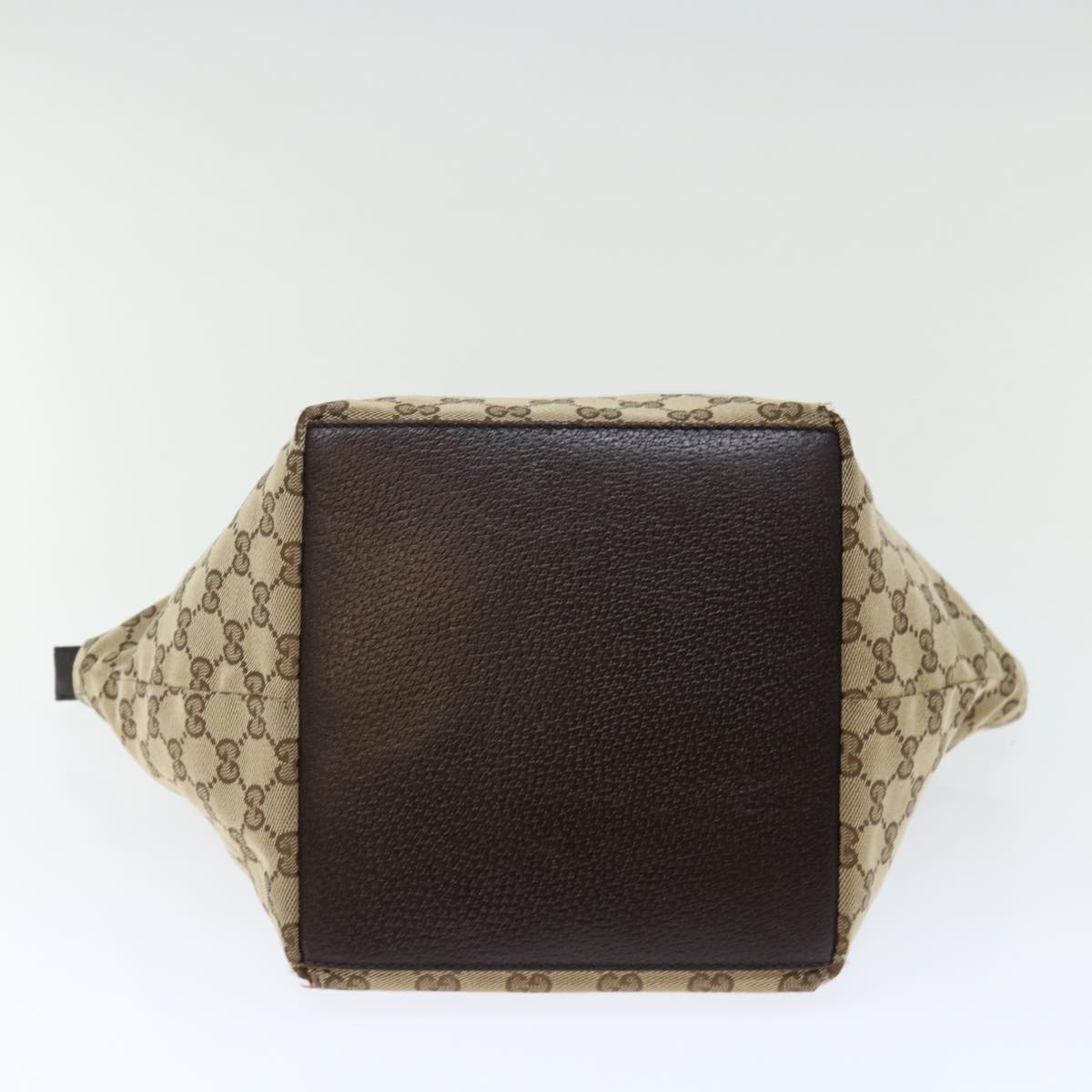 GUCCI GG Canvas Web Sherry Line Hand Bag Beige Red Green 181228 ep4035