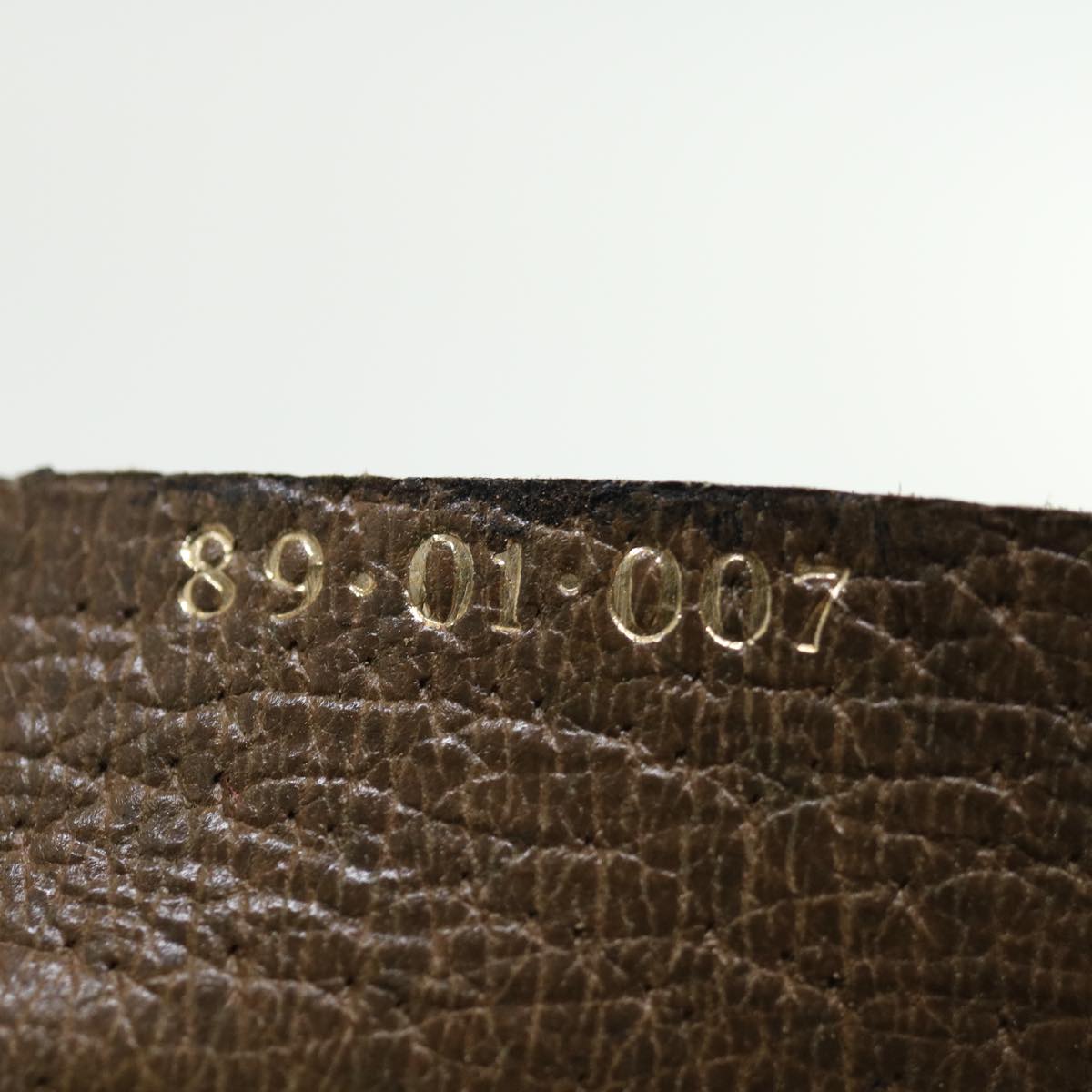 GUCCI GG Supreme Web Sherry Line Clutch Bag PVC Beige Red 89 01 007 ep4065