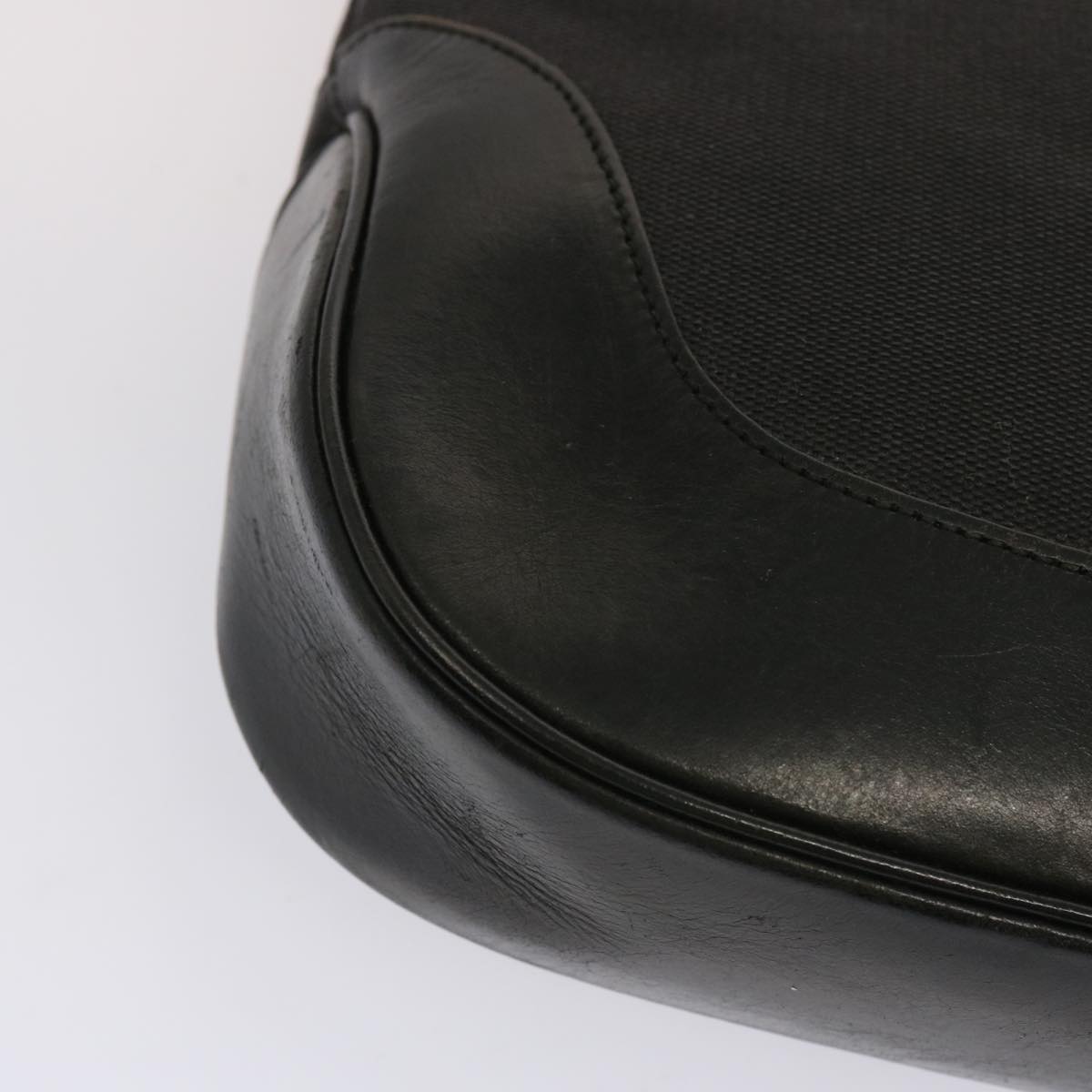 GUCCI Jackie Shoulder Bag Canvas Black 001 3346 3444 ep4070