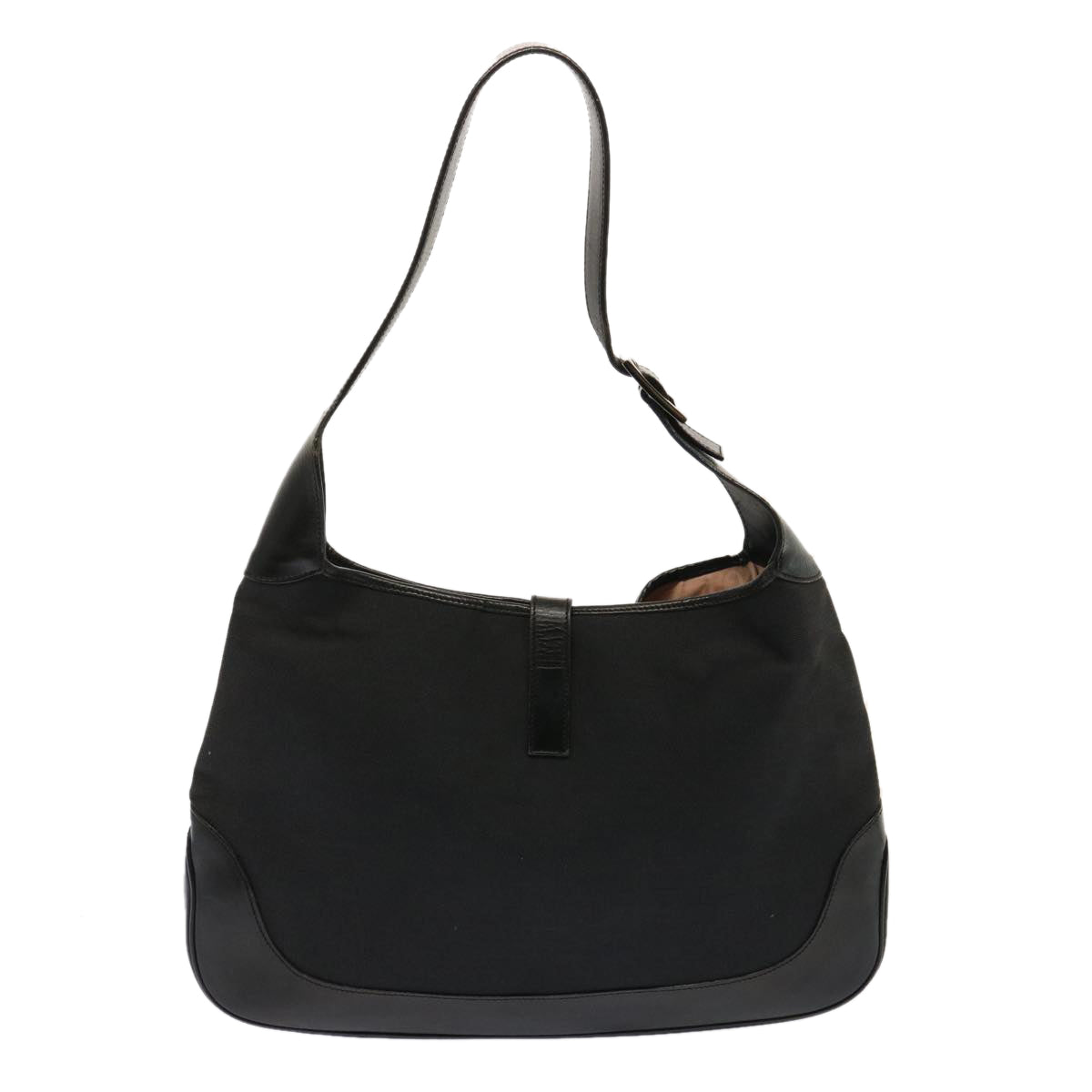GUCCI Jackie Shoulder Bag Canvas Black 001 3346 3444 ep4070