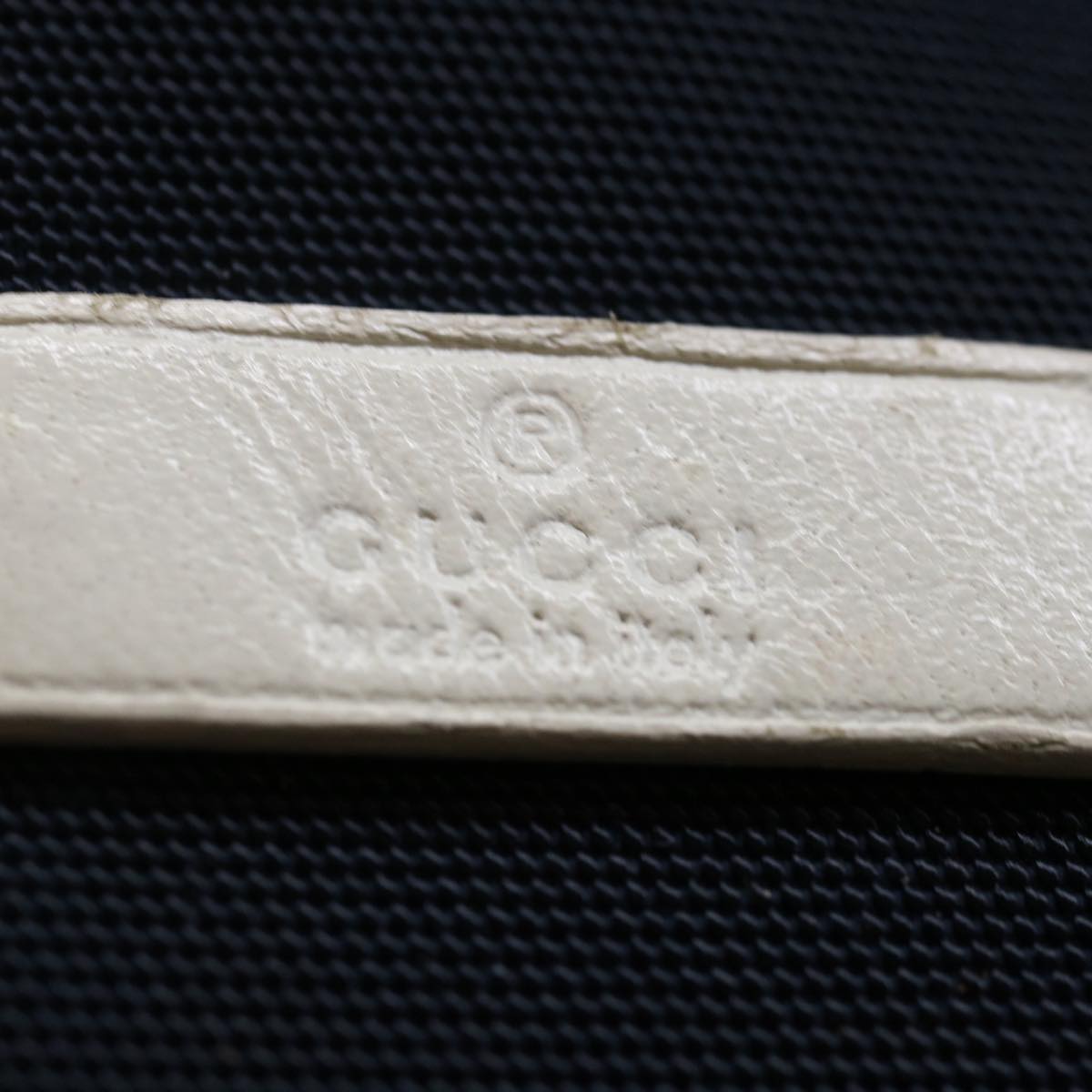 GUCCI Guccissima Shoulder Bag Canvas Outlet Navy ep4072
