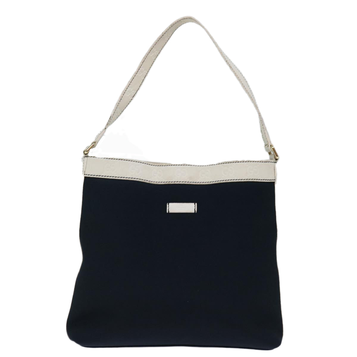 GUCCI Guccissima Shoulder Bag Canvas Outlet Navy ep4072