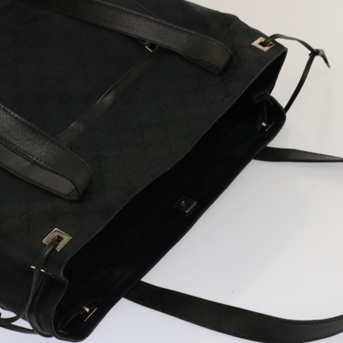 GUCCI GG Canvas Tote Bag Black 019 0493 1669 ep4084