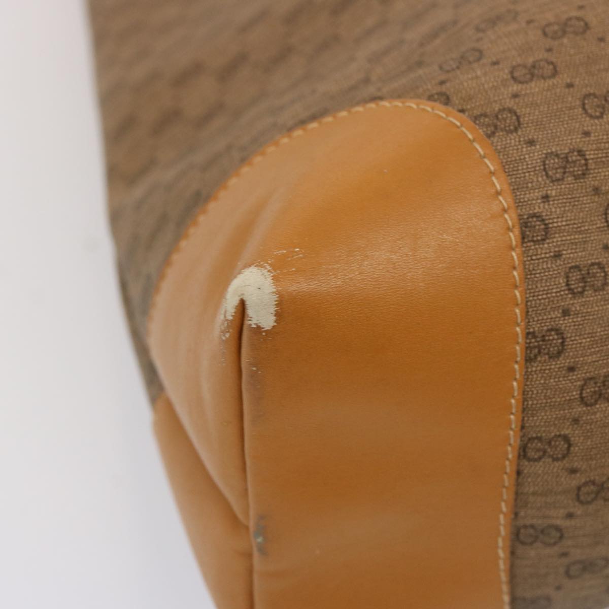 GUCCI Micro GG Supreme Web Sherry Line Tote Bag Beige 002 983 0174 ep4088