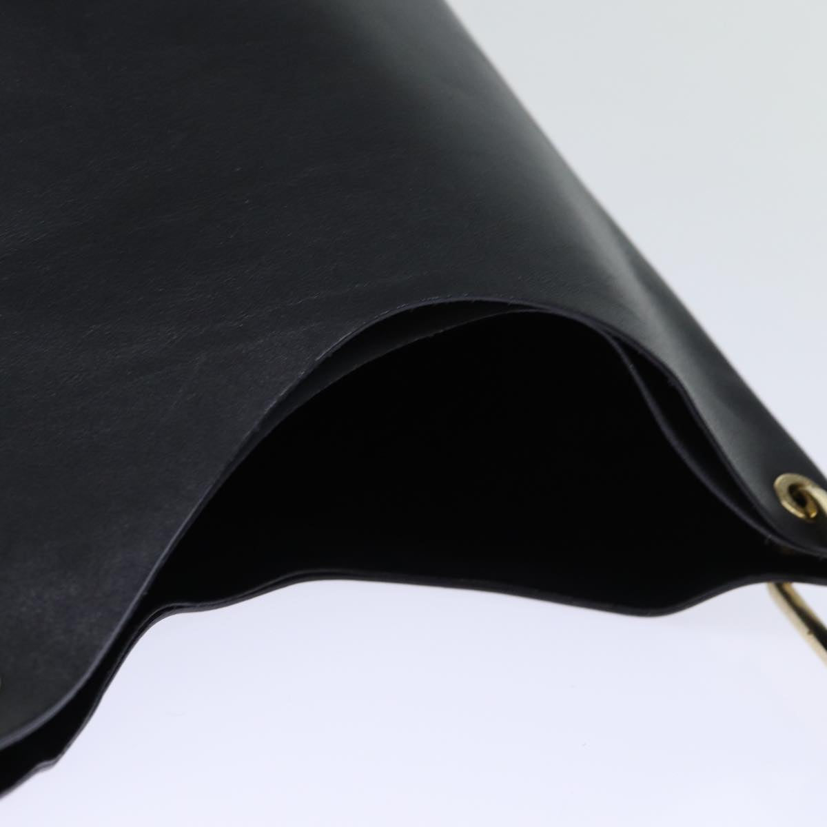 GUCCI Bamboo Shoulder Bag Leather Black 001 2113 1880 ep4100