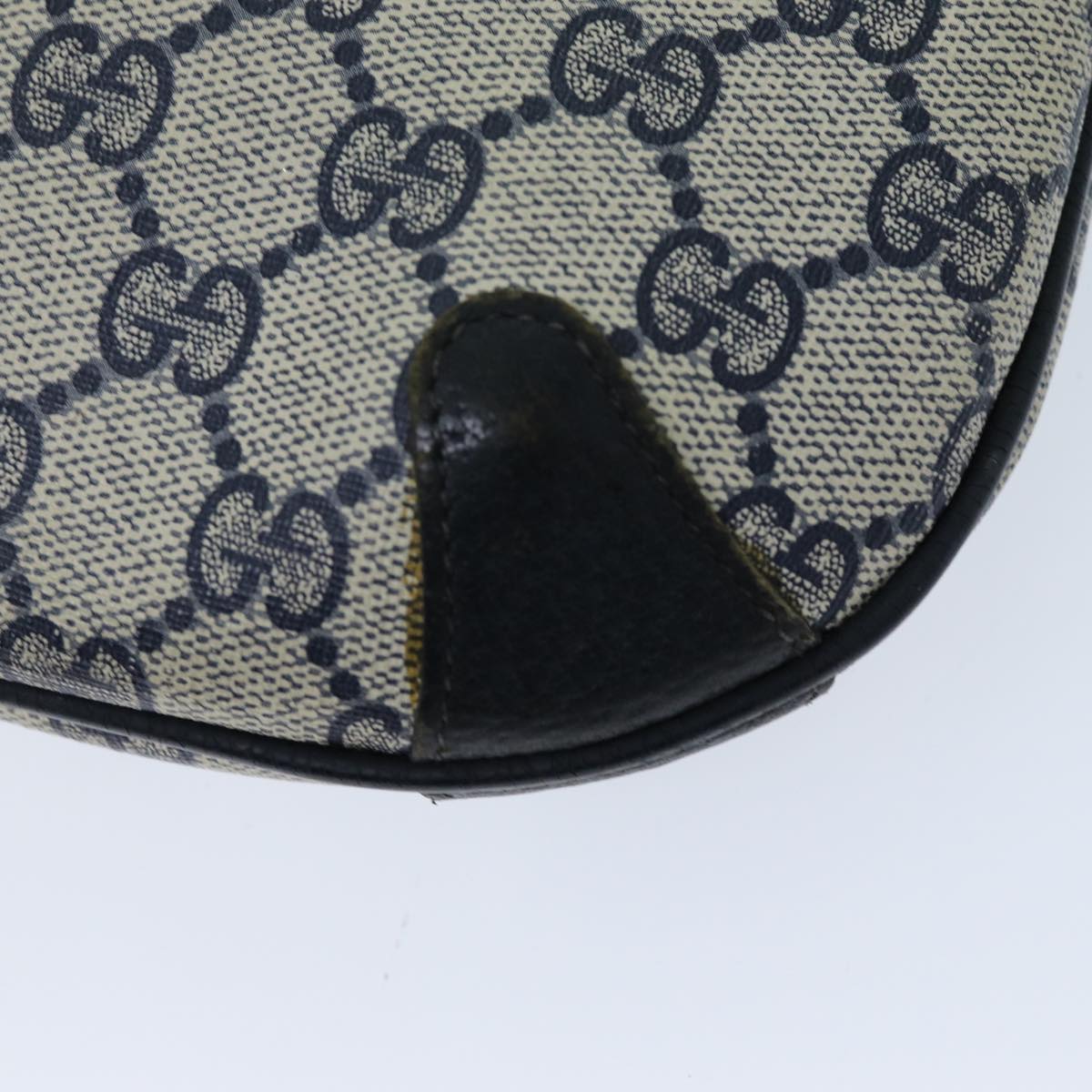 GUCCI GG Plus Supreme Sherry Line Shoulder Bag Navy Red 904 02 026 ep4106