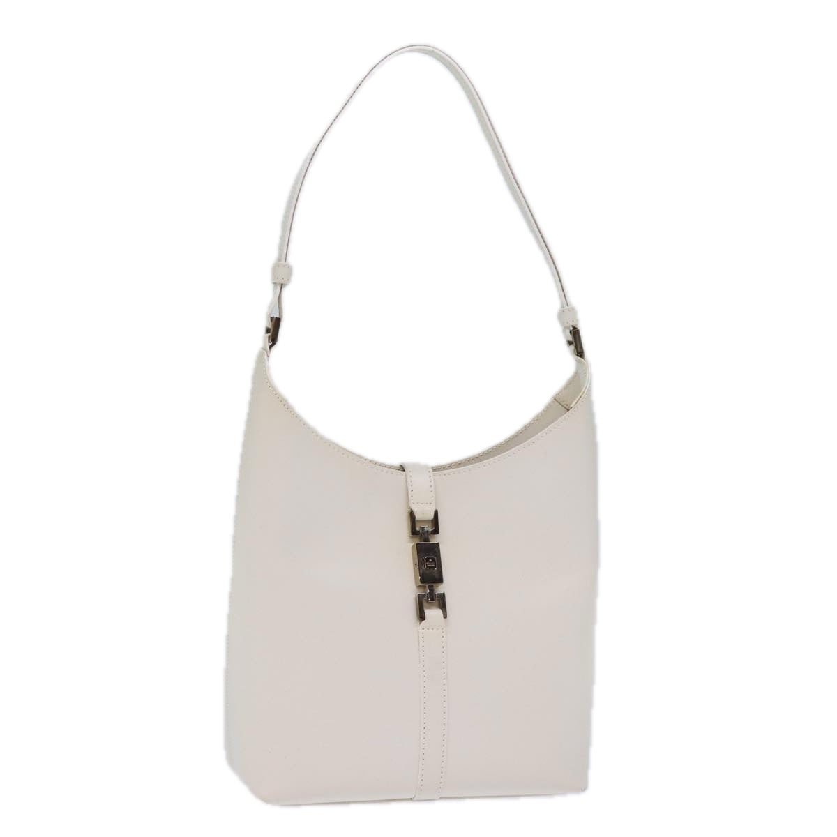 GUCCI Jackie Shoulder Bag Leather White 001 3875 ep4109