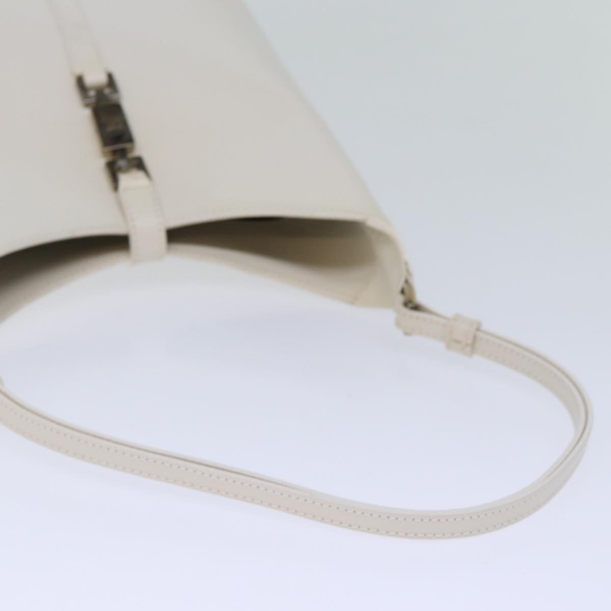 GUCCI Jackie Shoulder Bag Leather White 001 3875 ep4109