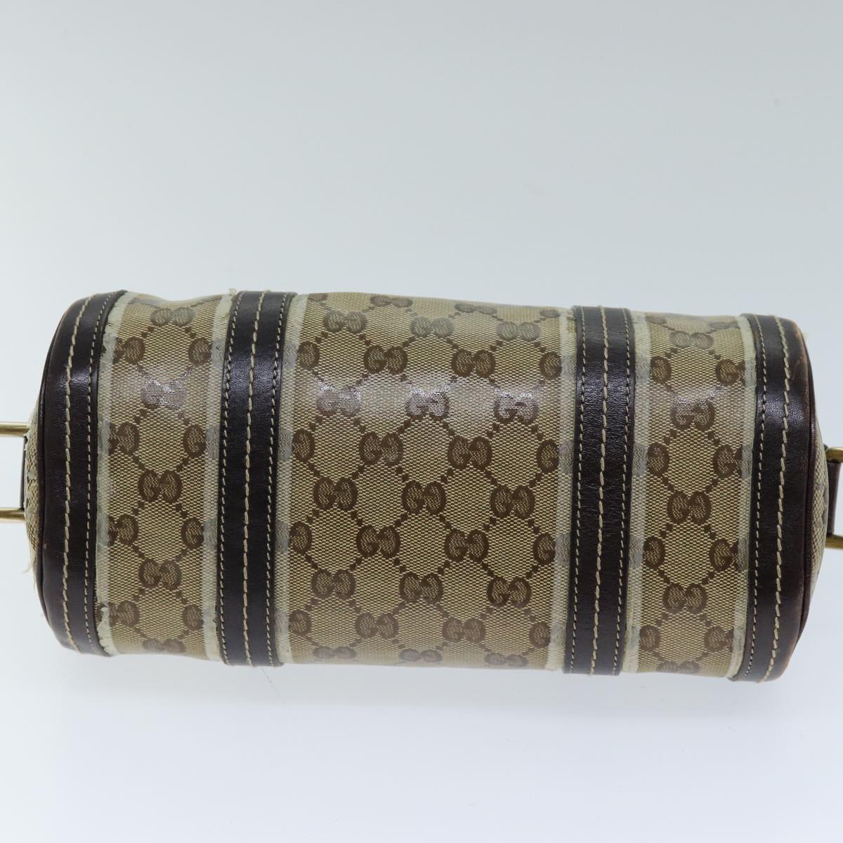 GUCCI GG Crystal Hand Bag Coated Canvas Beige 181485 ep4112