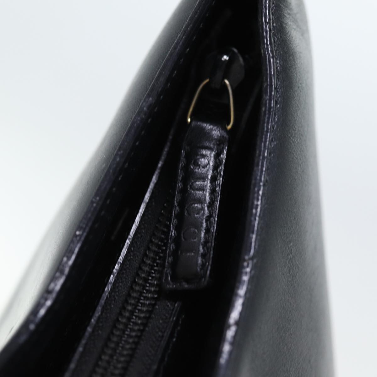 GUCCI Hand Bag Leather Black 001 3007 ep4117
