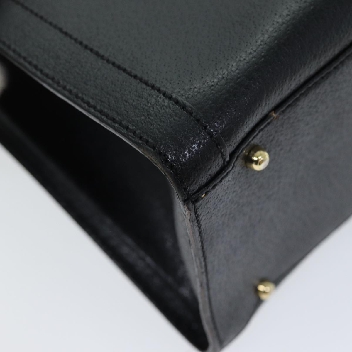 GUCCI Bamboo Hand Bag Leather Black 002 1095 0260 ep4125