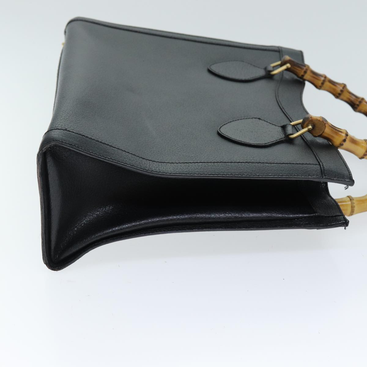 GUCCI Bamboo Hand Bag Leather Black 002 1095 0260 ep4125