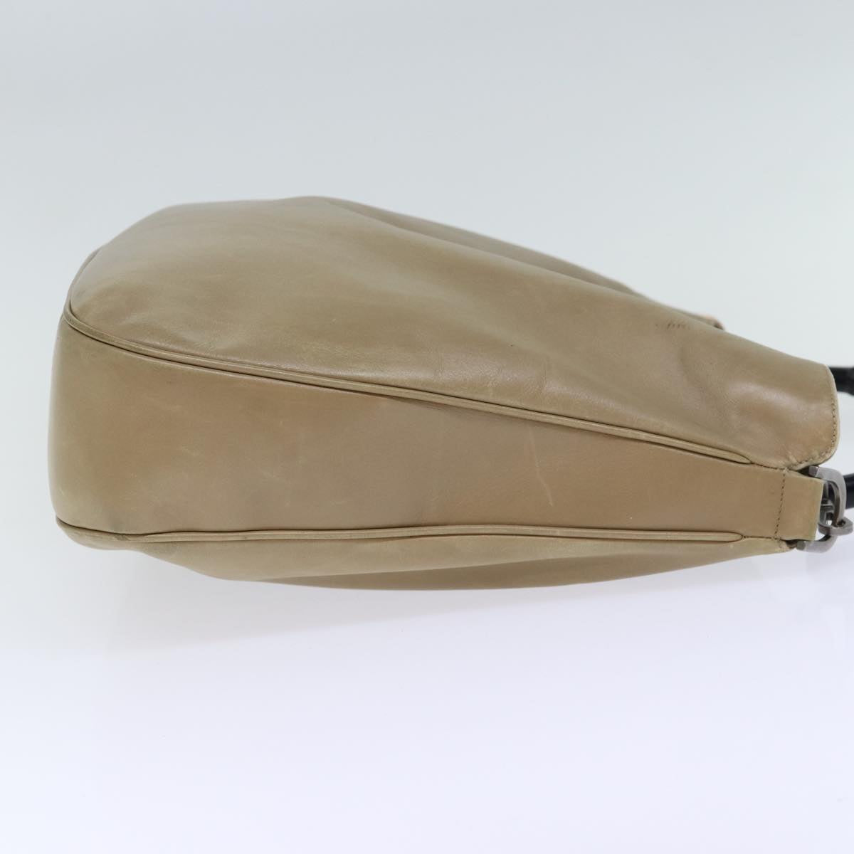 GUCCI Bamboo Hand Bag Leather Beige ep4133