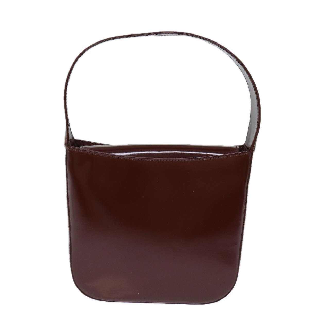 GUCCI Hand Bag Enamel Brown 007 2046 0249 ep4150