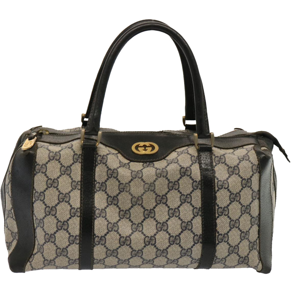 GUCCI GG Supreme Boston Bag PVC Navy ep4157