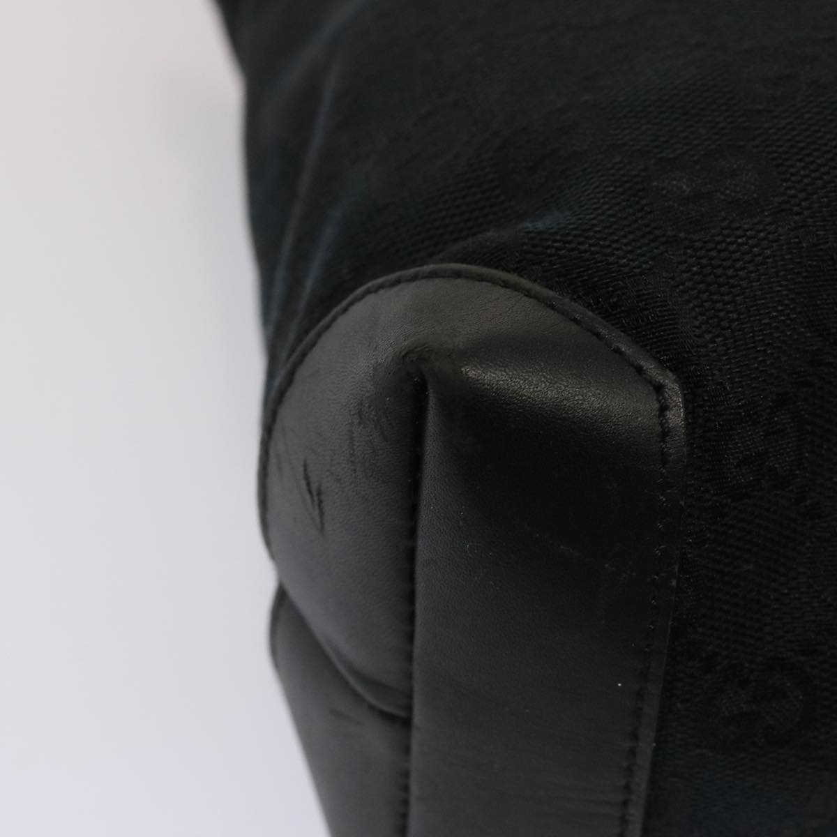 GUCCI GG Canvas Hand Bag Black 019 0402 ep4158