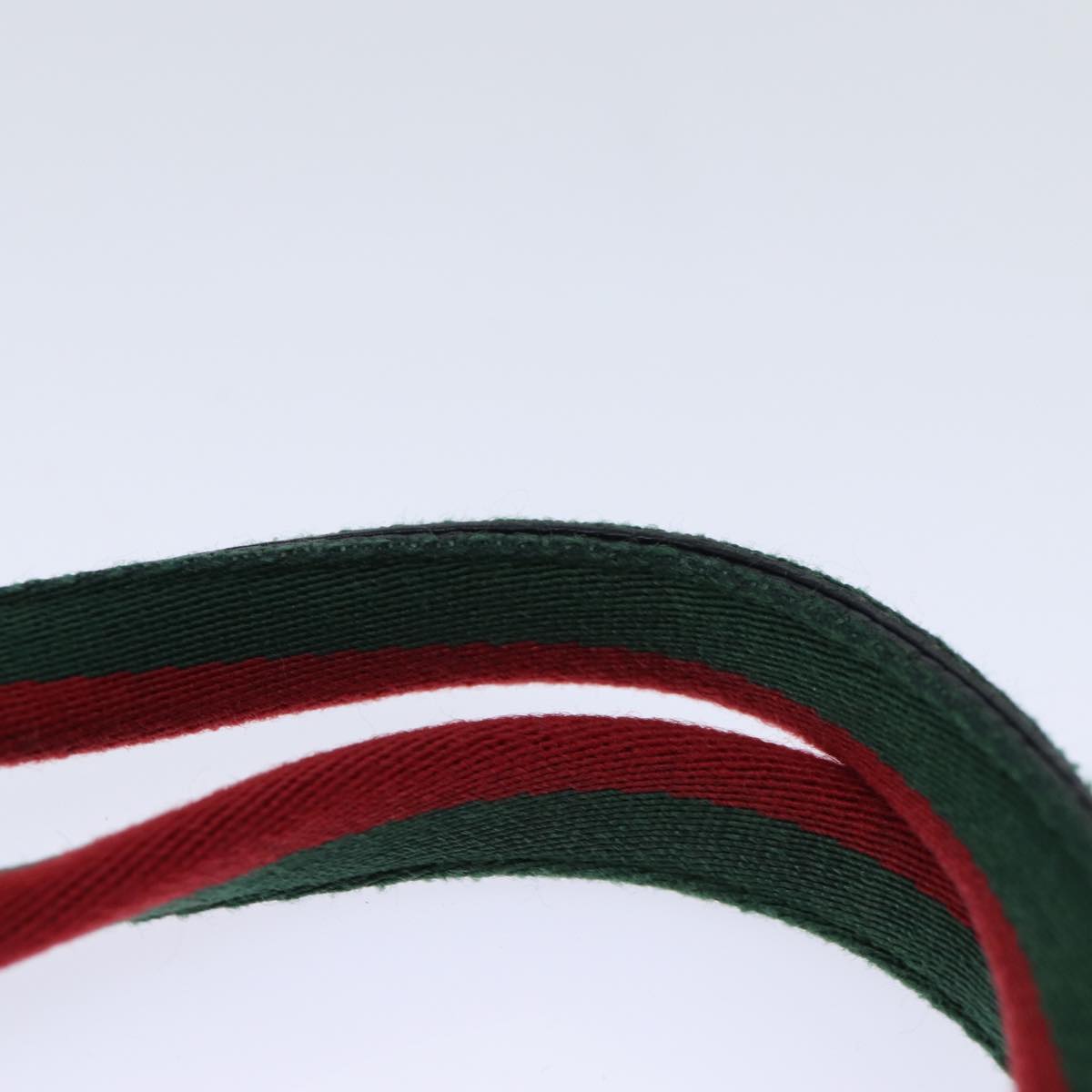 GUCCI Web Sherry Line Tote Bag Denim Black Red Green 73983 ep4159