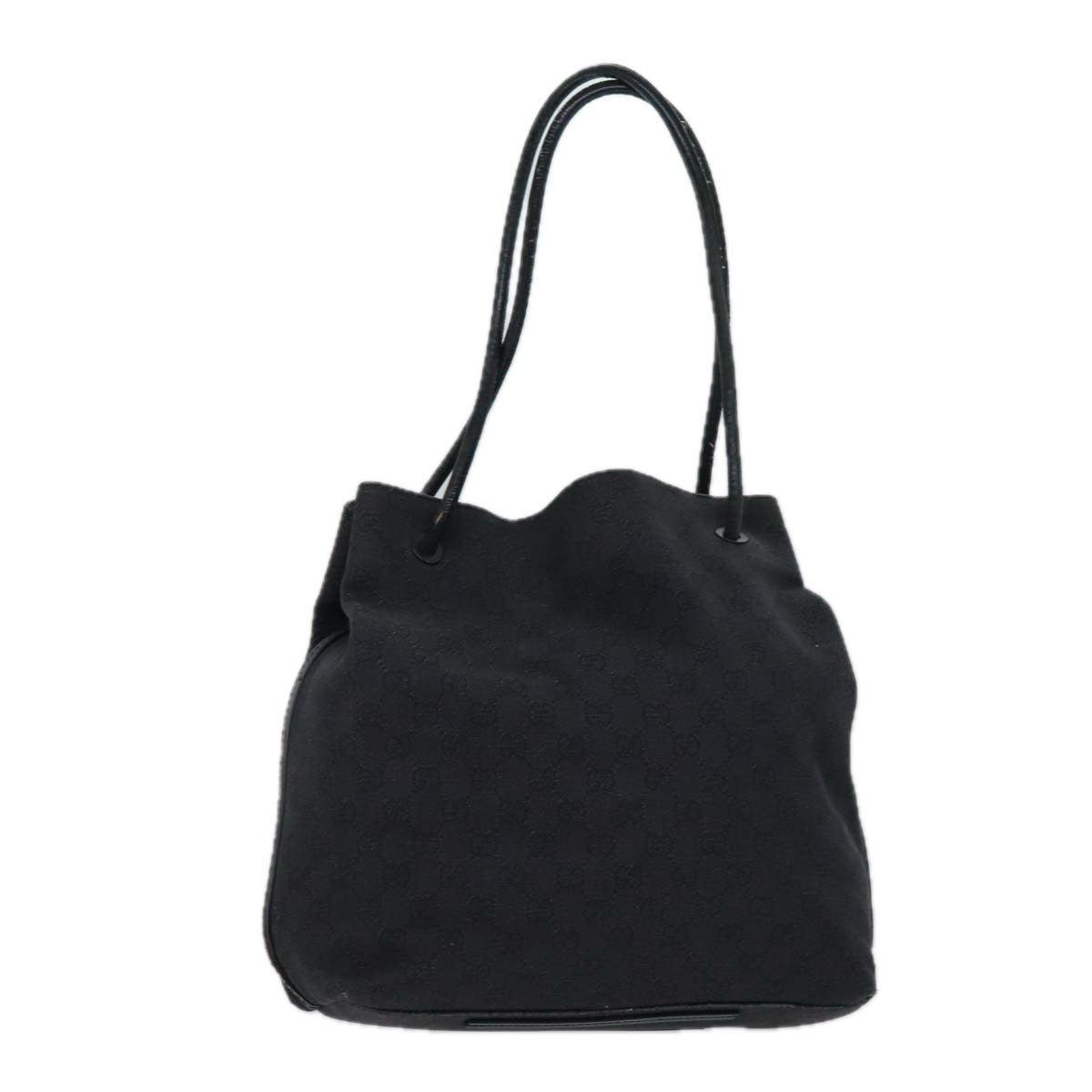 GUCCI GG Canvas Shoulder Bag Black 101341 ep4176