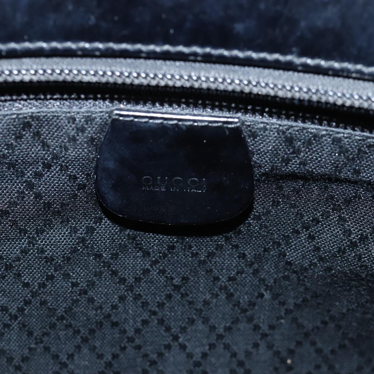GUCCI Bamboo Hand Bag Canvas 2way Black 000 1998 0540 ep4188