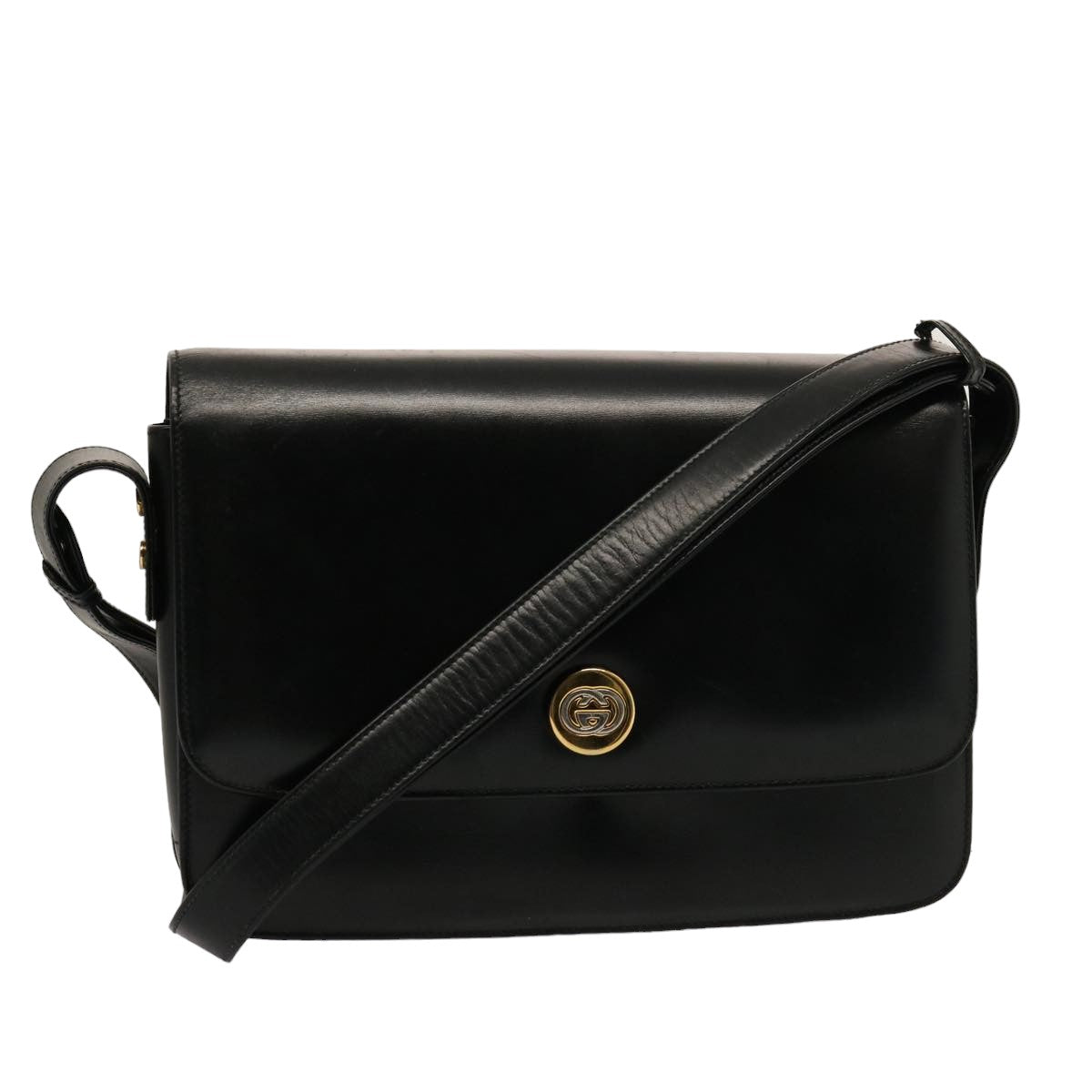 GUCCI Shoulder Bag Leather Black 001 406 0929 ep4190