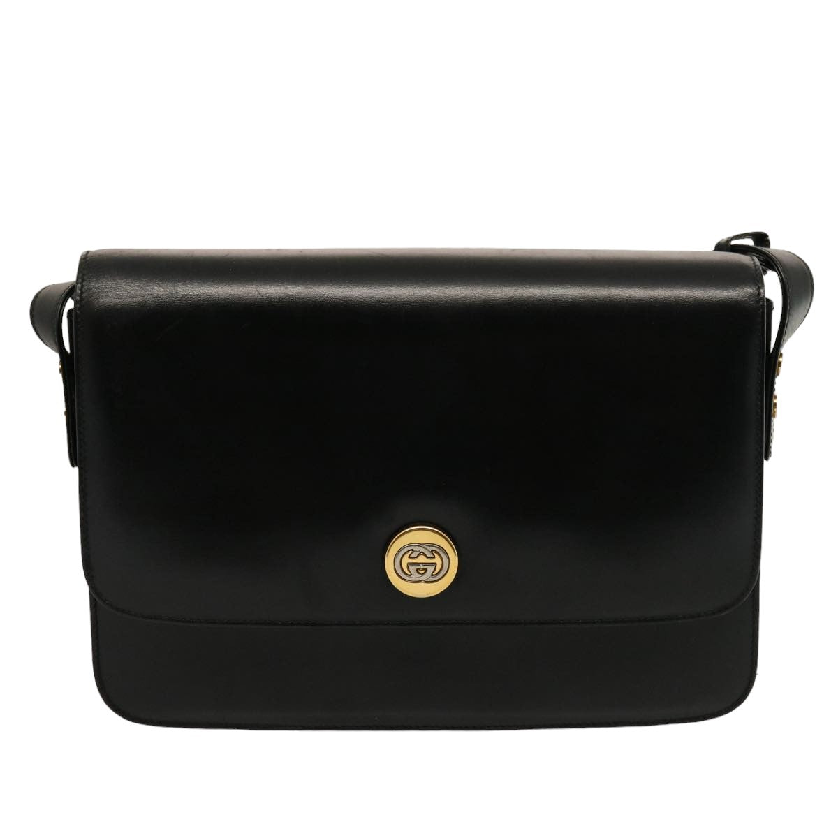 GUCCI Shoulder Bag Leather Black 001 406 0929 ep4190