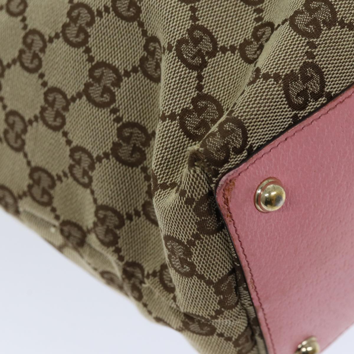 GUCCI GG Canvas Tote Bag Beige 120836 ep4211