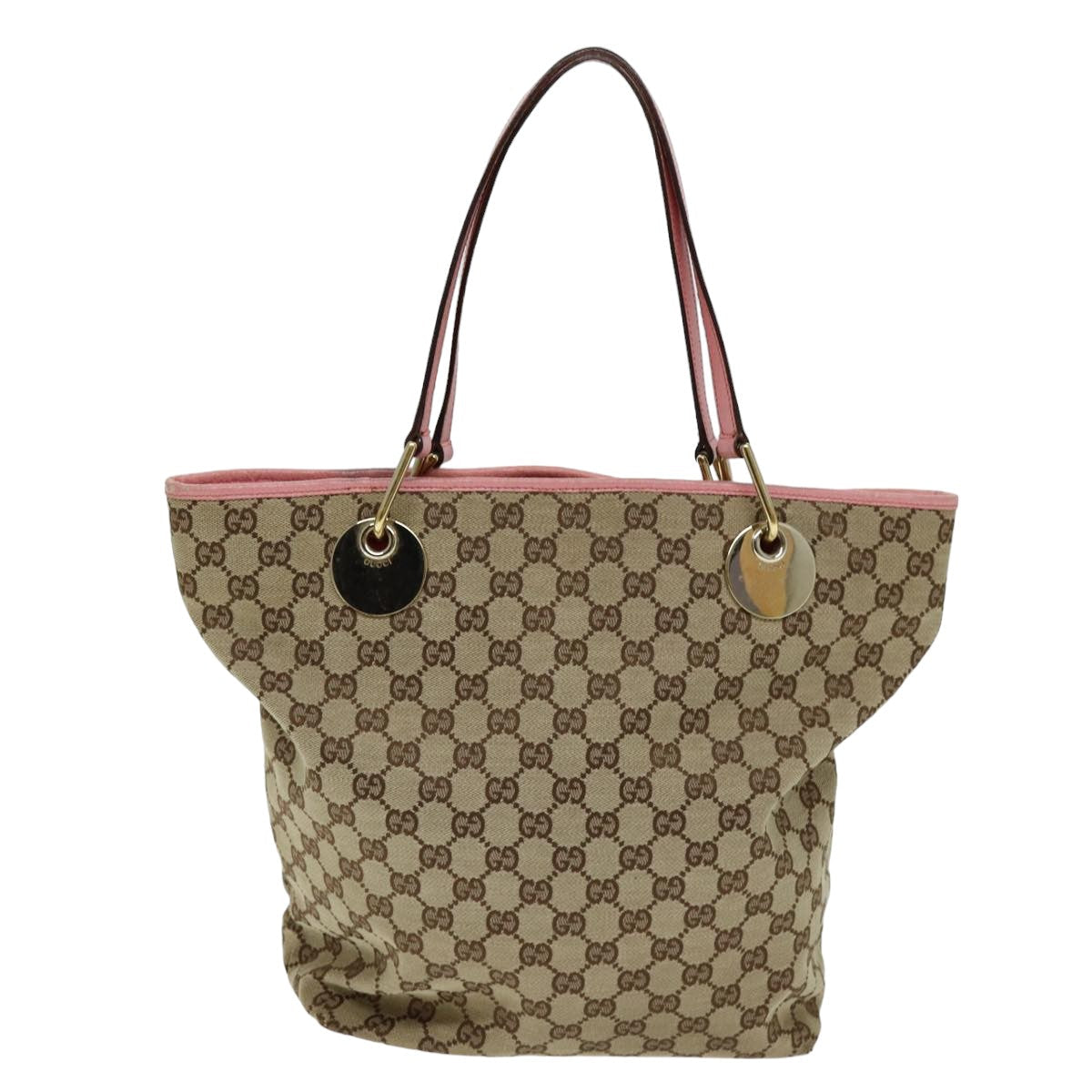 GUCCI GG Canvas Tote Bag Beige 120836 ep4211