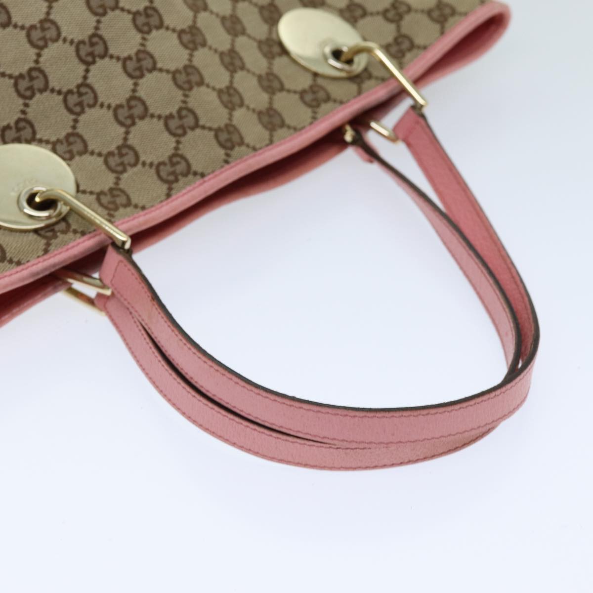 GUCCI GG Canvas Tote Bag Beige 120836 ep4211