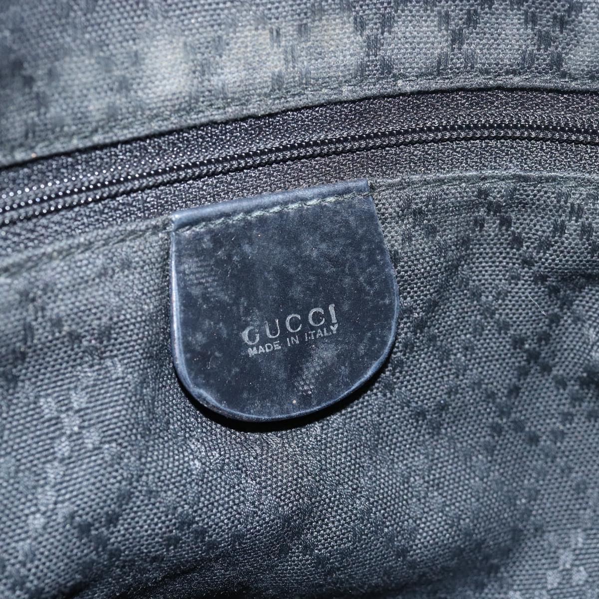 GUCCI Bamboo Hand Bag Nylon 2way Black ep4212