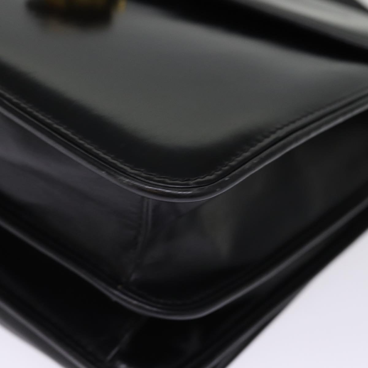 GUCCI Shoulder Bag Leather Black ep4218