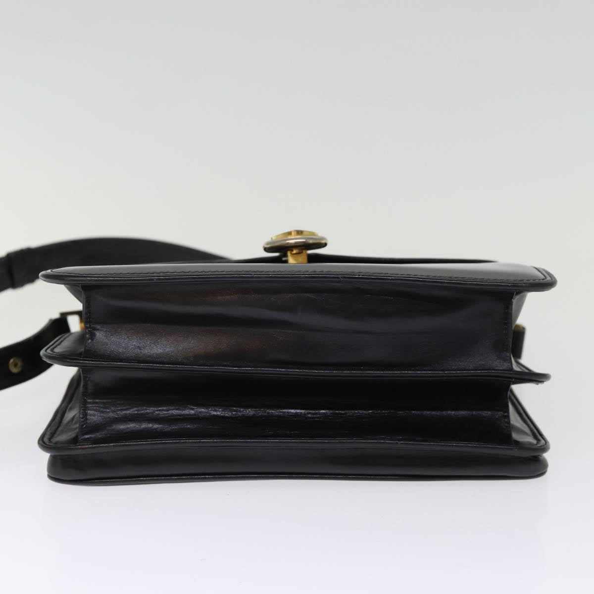 GUCCI Shoulder Bag Leather Black ep4218