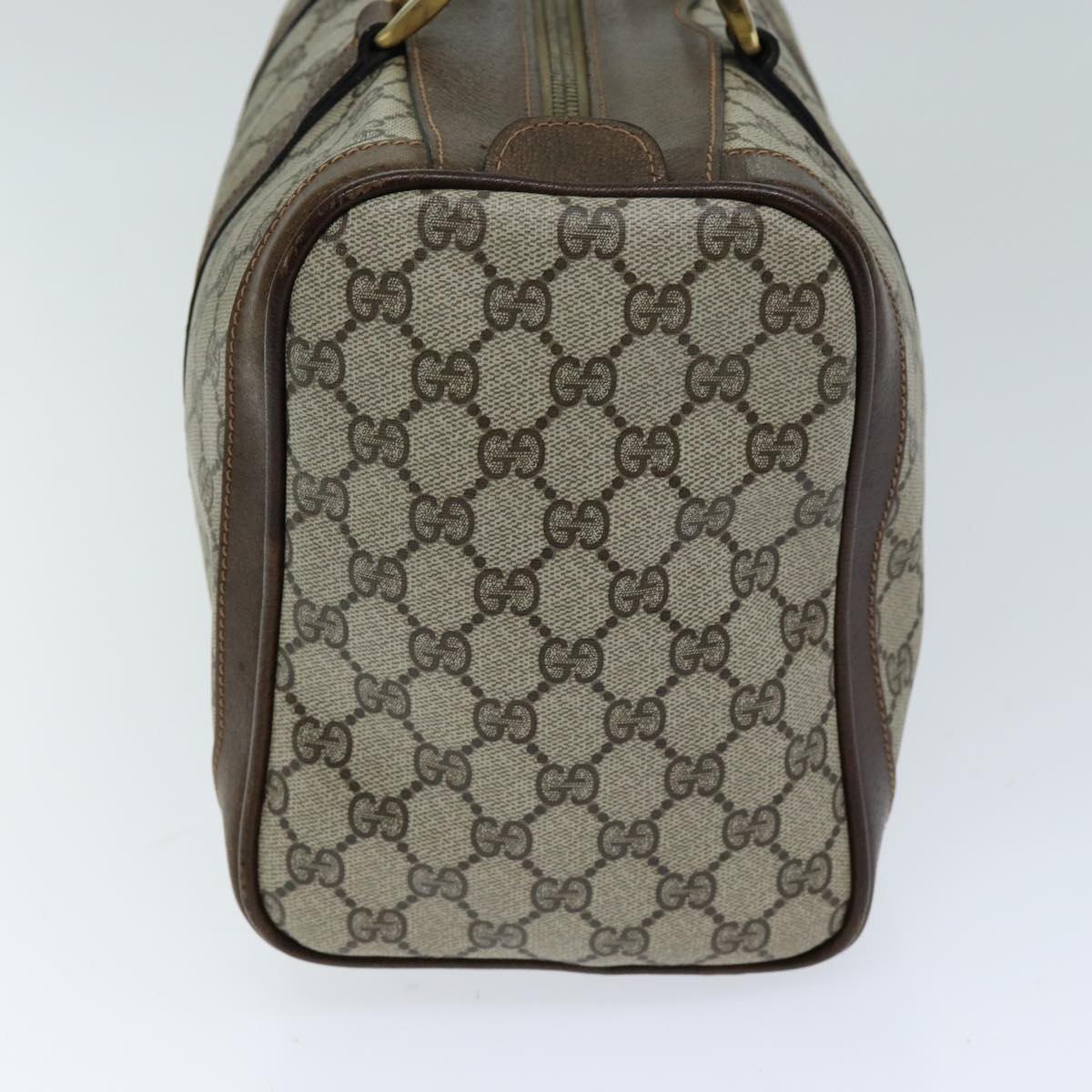 GUCCI GG Supreme Boston Bag PVC Beige ep4225