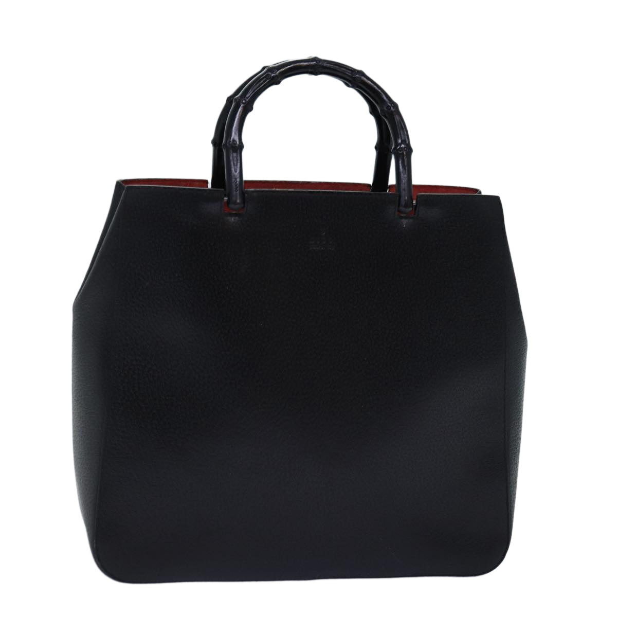 GUCCI Bamboo Hand Bag Leather Black 002 1060 ep4233