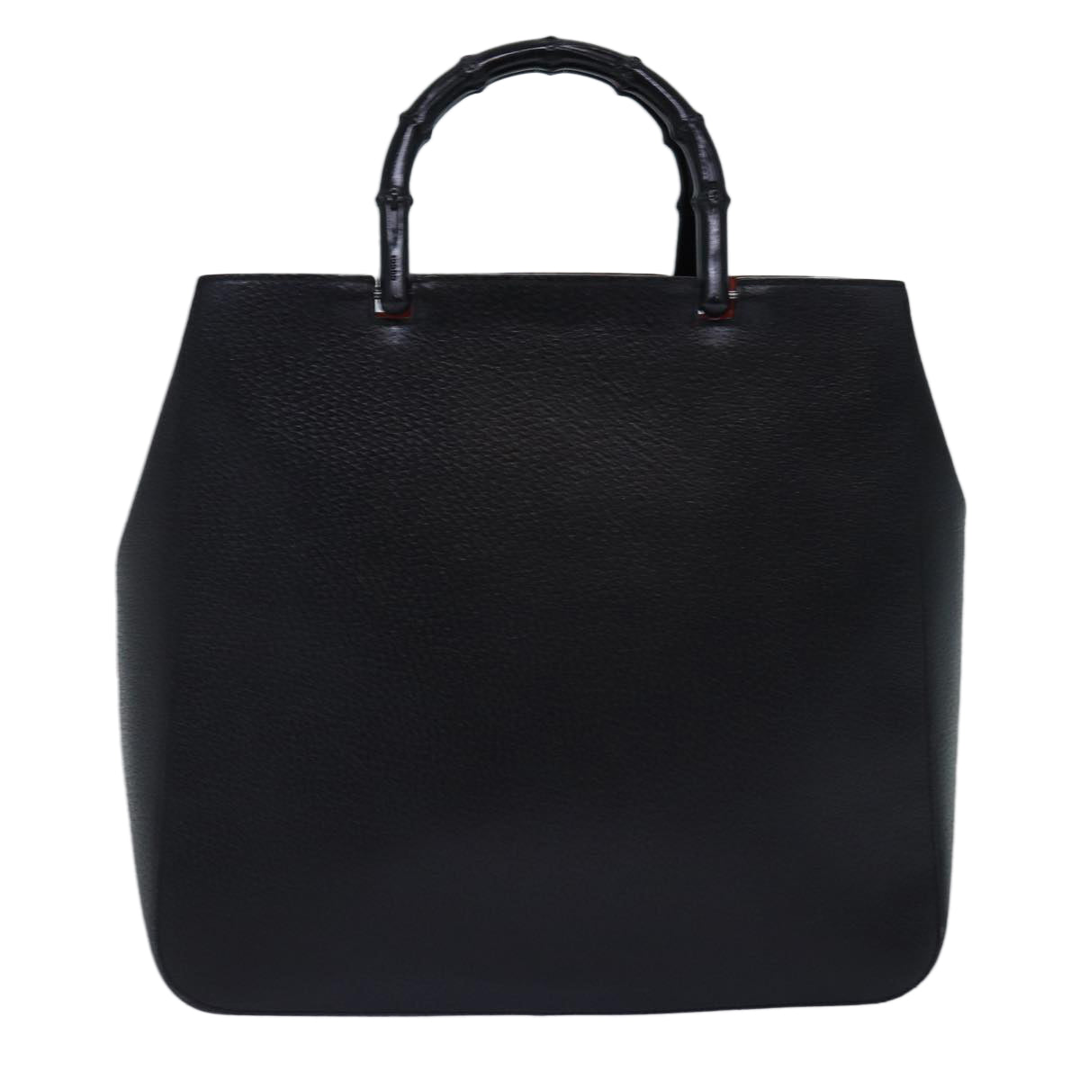 GUCCI Bamboo Hand Bag Leather Black 002 1060 ep4233