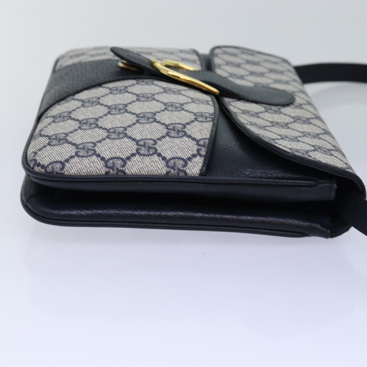 GUCCI GG Supreme Shoulder Bag PVC Navy ep4236